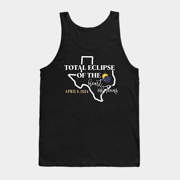 Total Eclipse Of The He Of Texas Solar Eclipse April 2024 Tank Top by Diana-Arts-C